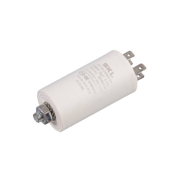 

Пусковой конденсатор для стиральной машины CBB60 8uF 450V