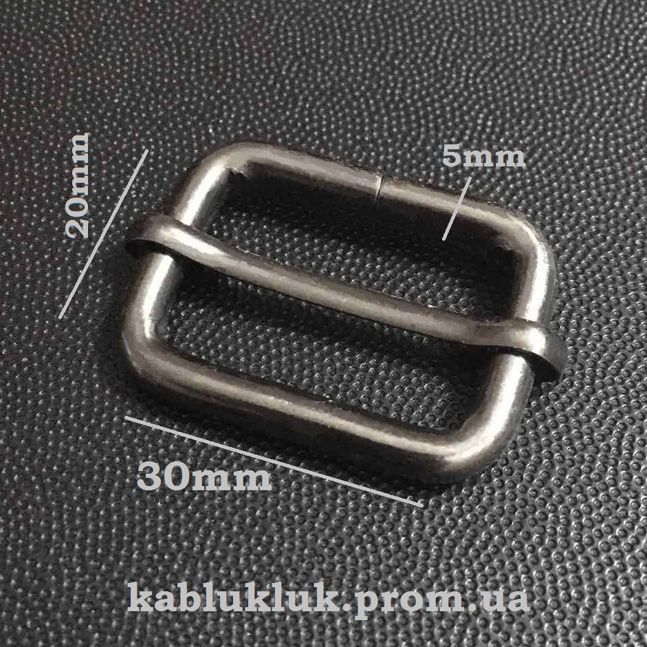 

Рамка с перемычкой (перетяжка) 30 мм, черный никель (5*30*20 мм)