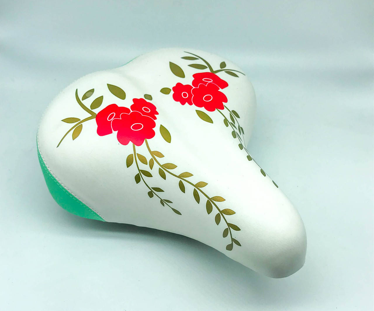 

Седло для велосипеда на пружинах Green-White