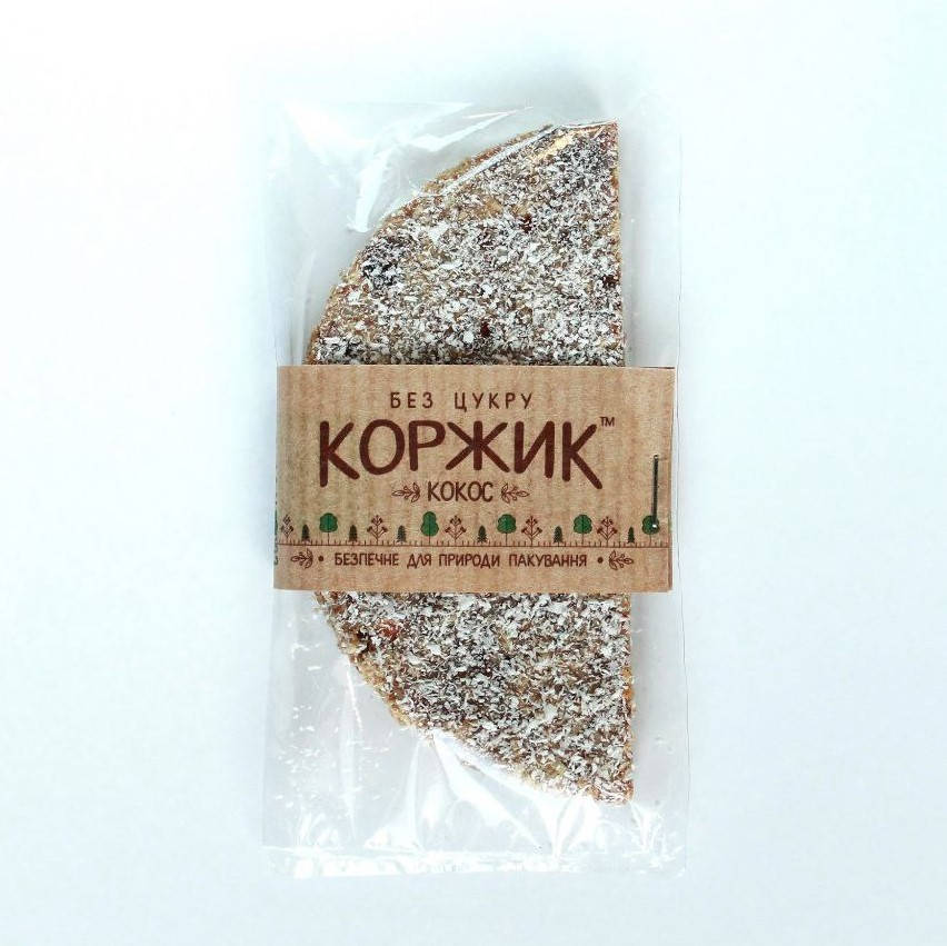 

"Кокос" коржик без сахара фруктово-ореховый, 23 г