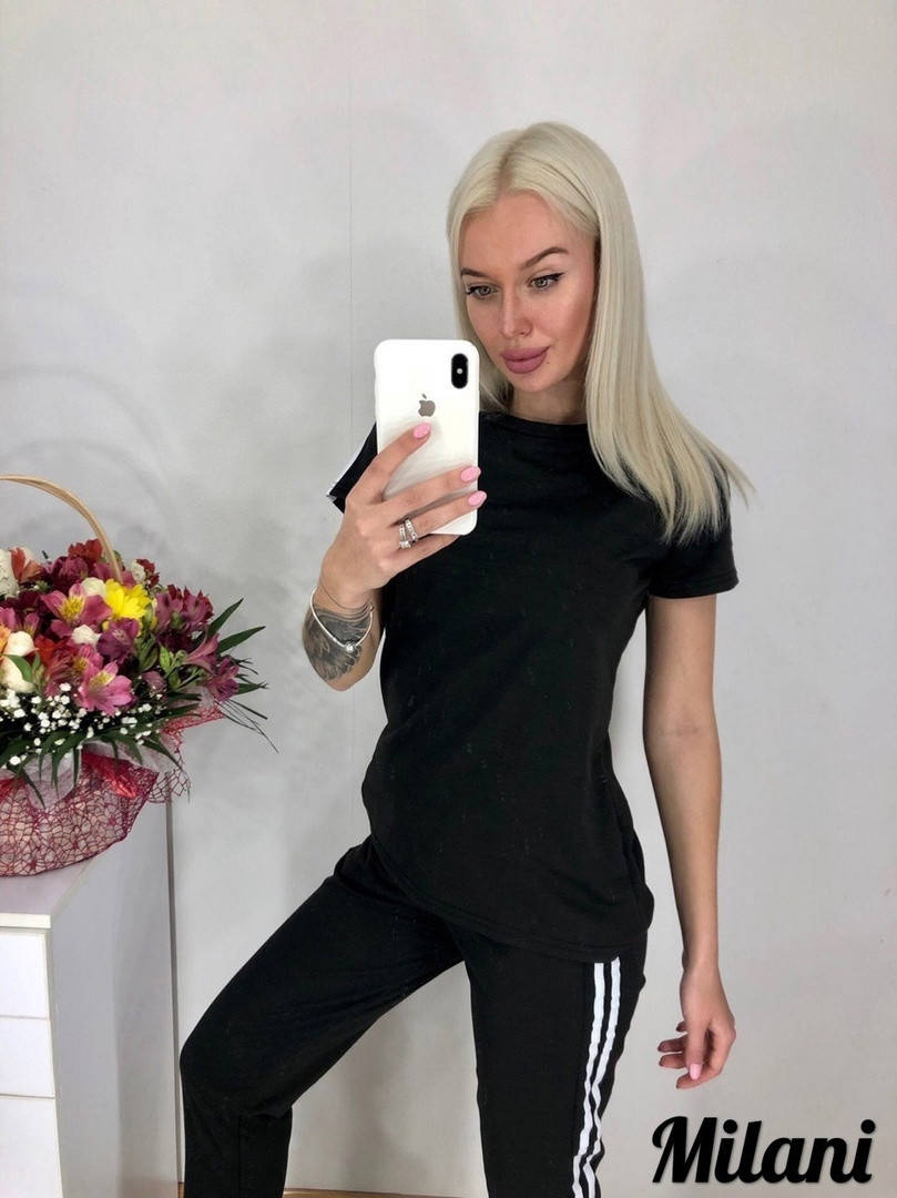 

Женский двуниточный спортивный костюм с лампасами 42-44; 44-46; 46-48 "MILANI" от поставщика