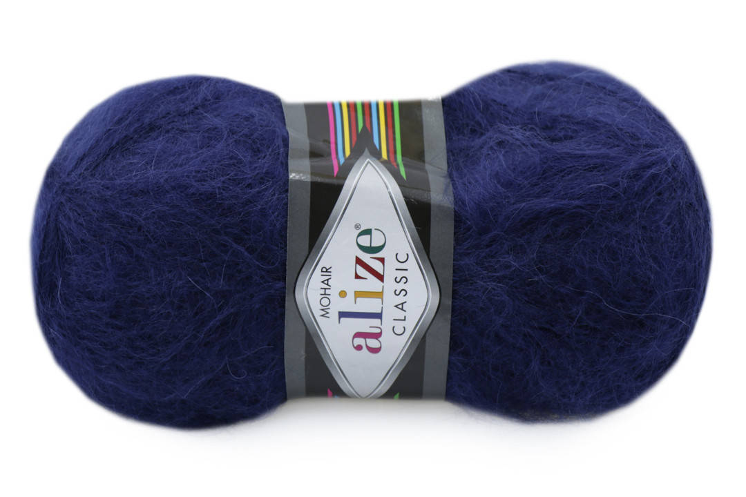 

Alize Mohair Classic, Темно-синий №395