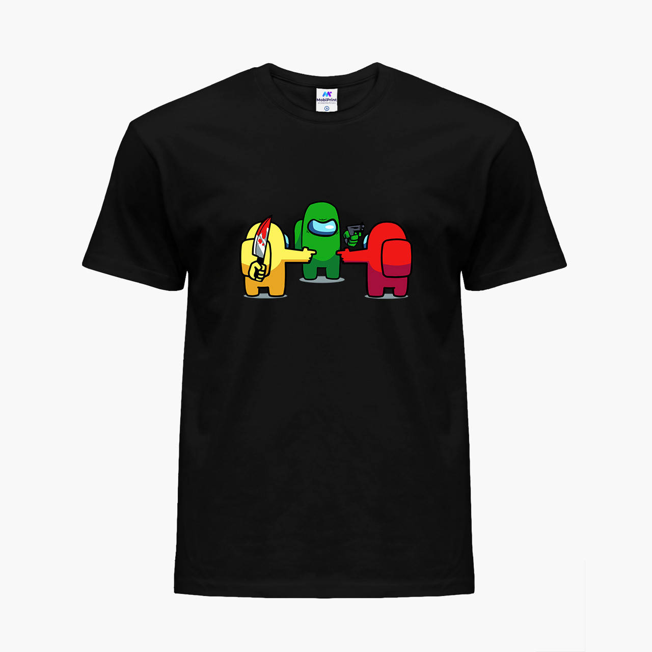 

Детская футболка для мальчиков Амонг Ас (Among Us) (25186-2425-2) Черный