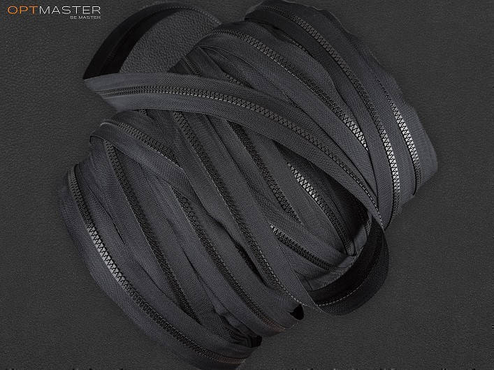 

Молния пластиковая (тракторная) №5, С580 цв. чёрный, Черный