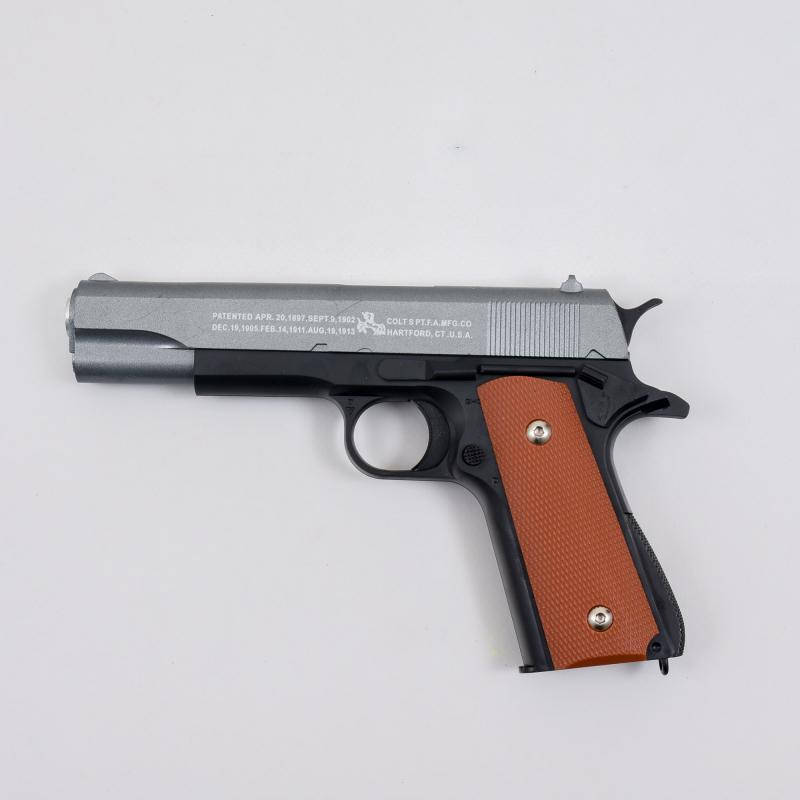 

Пистолет игрушечный Кольт 1911 на пульках
