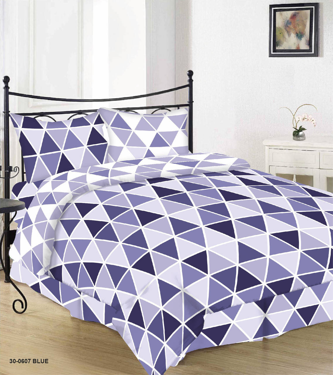 

Двуспальный КПБ Бязь Люкс "Ромбы 2"