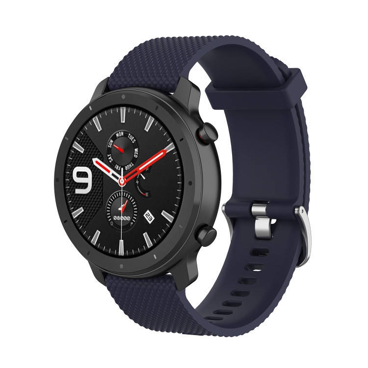 

Ремешок силиконовый 20мм для Amazfit BIP | Bip Lite | Bip U / Pro/ Mini | GTS | GTS 2 (E) | GTR 42 BeWatch GT, Черный