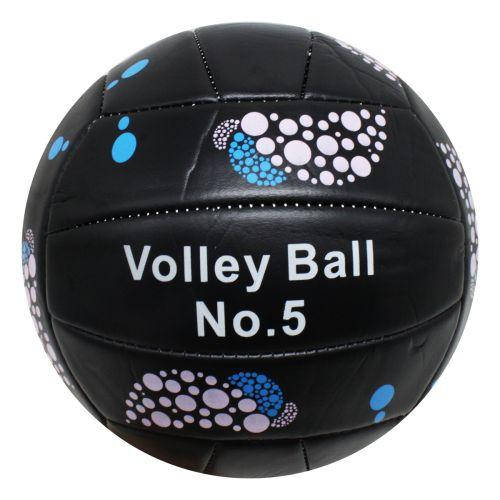 

Волейбольный мяч №5 диаметр 21 см PVC черный BT-VB-0064