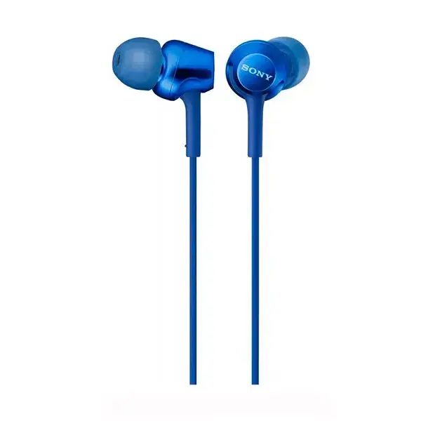 

Проводные наушники Sony MDR-EX255AP Blue вакуумные с микрофоном, Синий