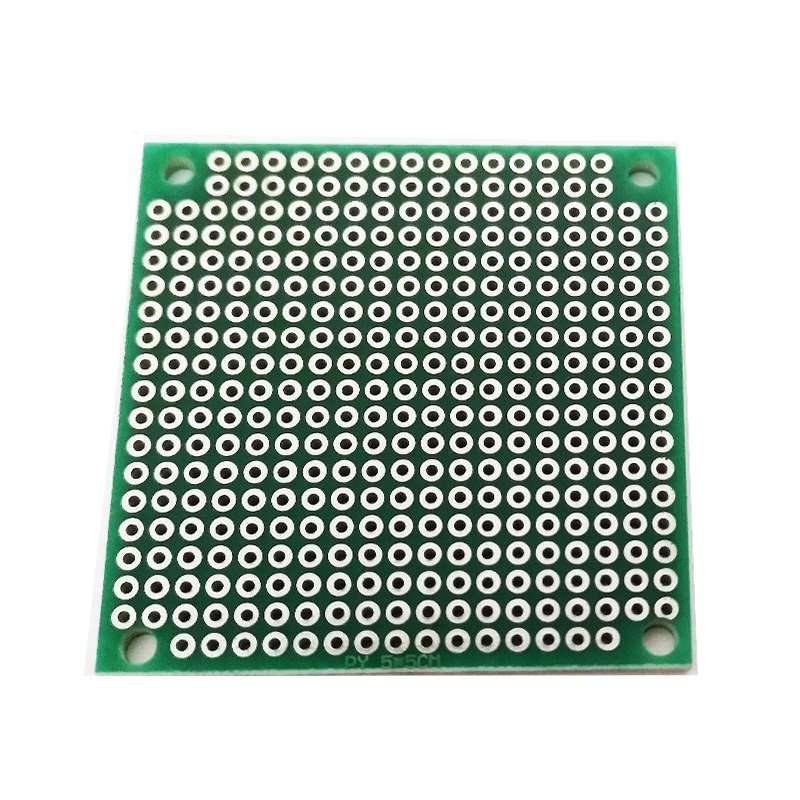 

Плата односторонняя макетная 5cmX5cmX1,6mm шаг 2,54мм маска двусторон.