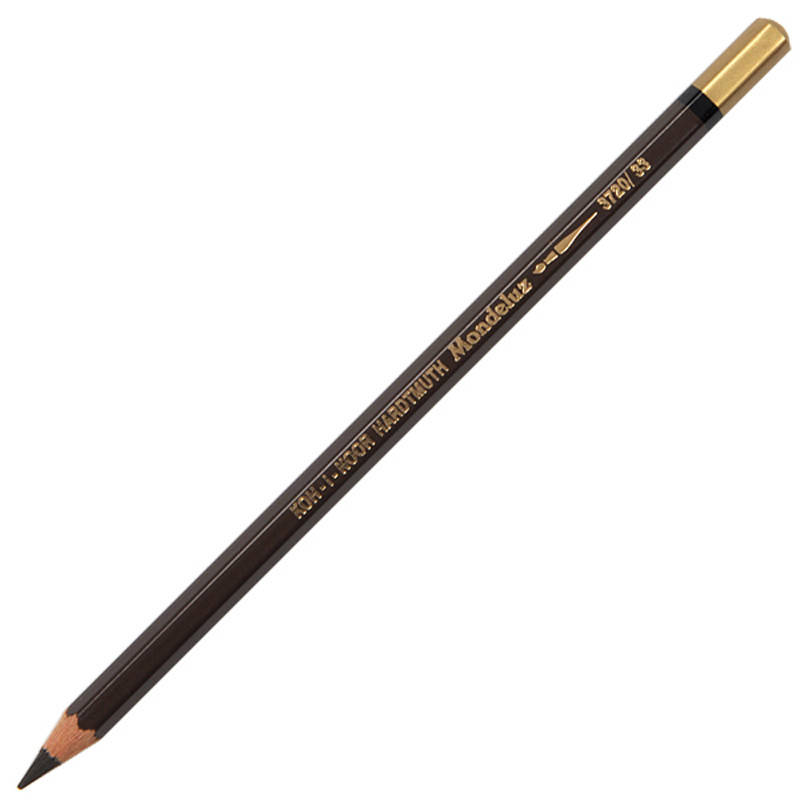 

Карандаш акварельный Mondeluz 033 Dark brown Koh-i-Noor