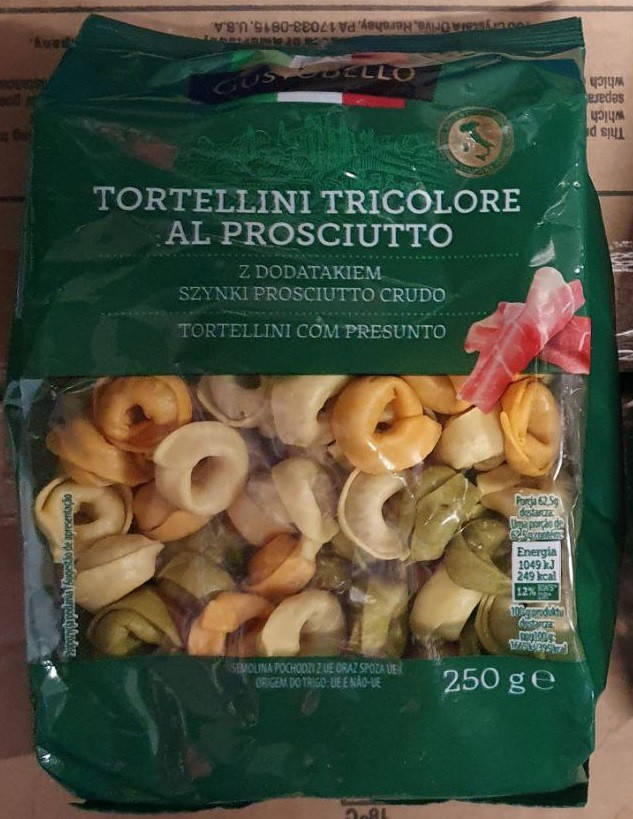 

Тортеліні GustoBello із прошутто 250 г.