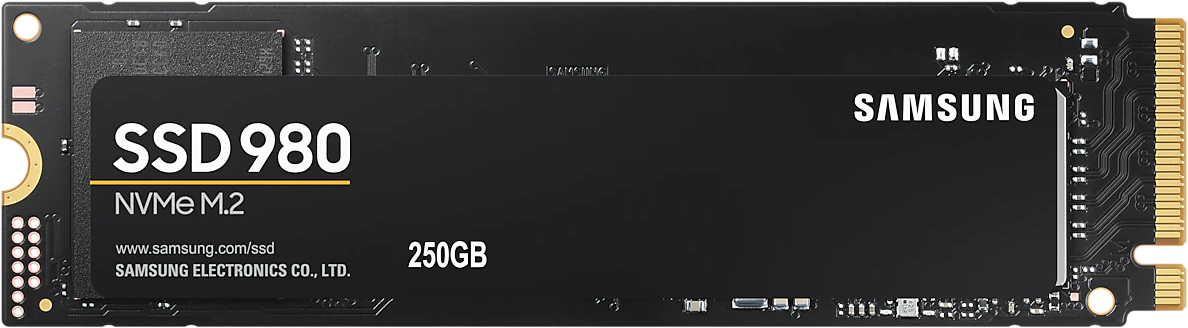 

Накопитель SSD 250GB Samsung 980 M.2 PCIe 3.0 x4 NVMe 3D TLC (MZ-V8V250BW)