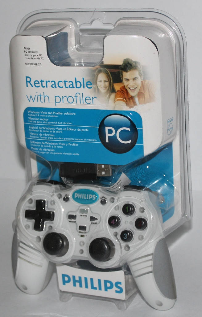 

Джойстик PHILIPS Retractable, Белый