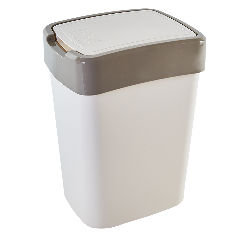 

Ведро Евро для мусора 10л. (б.роза/какао)