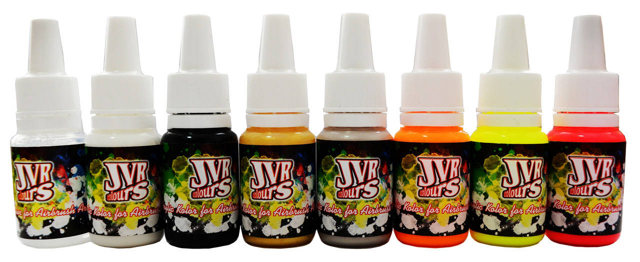 

Набор красок для аэрографа JVR Colors Fluo (7*10мл)