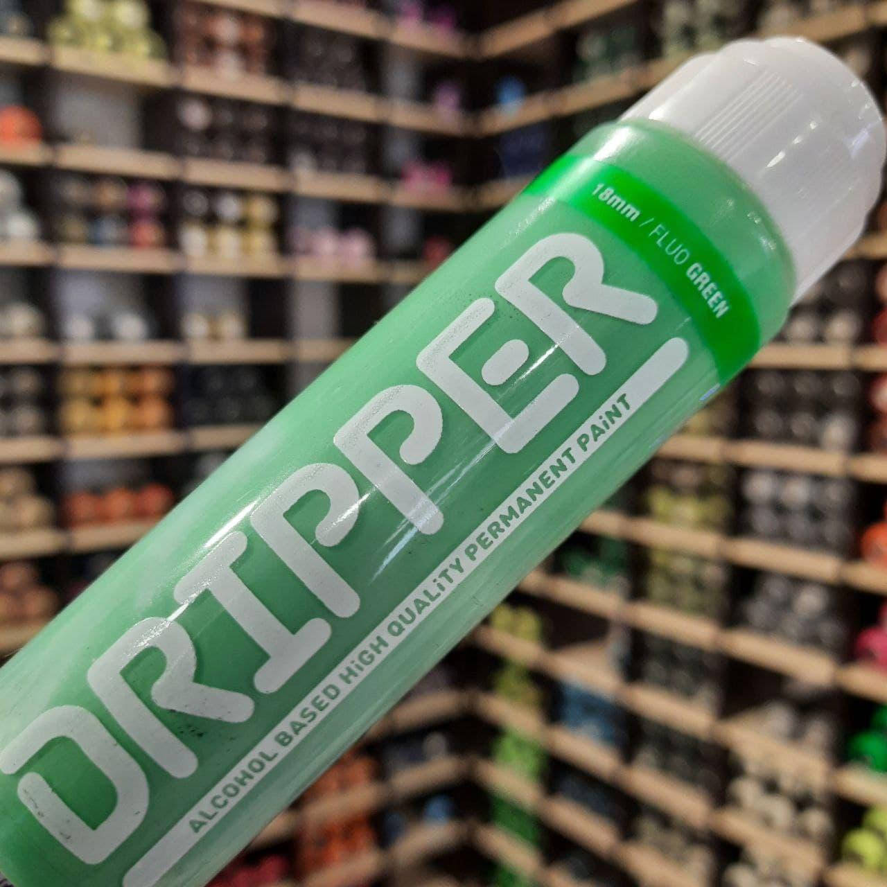 

Маркер спиртовой Dope Dripper Fluor Green (Зеленый) 18mm, Зелёный