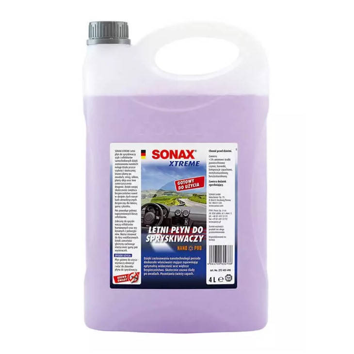 

Омыватель стекла летний SONAX Xtreme NanoPro 4 л (272405)