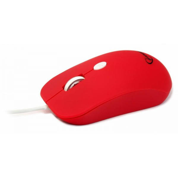 

Мышь Gembird MUS-102-R USB Red Б/У, Красный