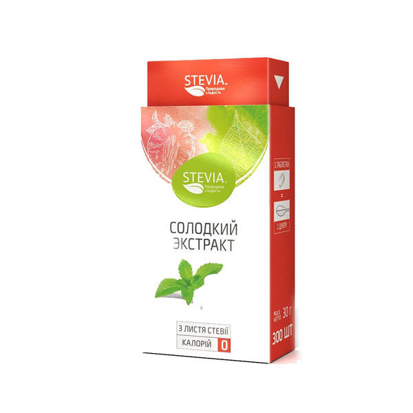 

Сахарозаменитель STEVIA в таблетках 300 шт.