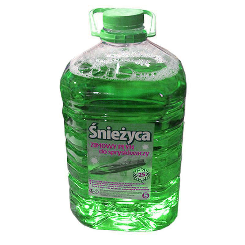 

Омыватель стекла автомобильный Яблуко зимний Sniezyca 5л до -25. (Польша), Зелёный