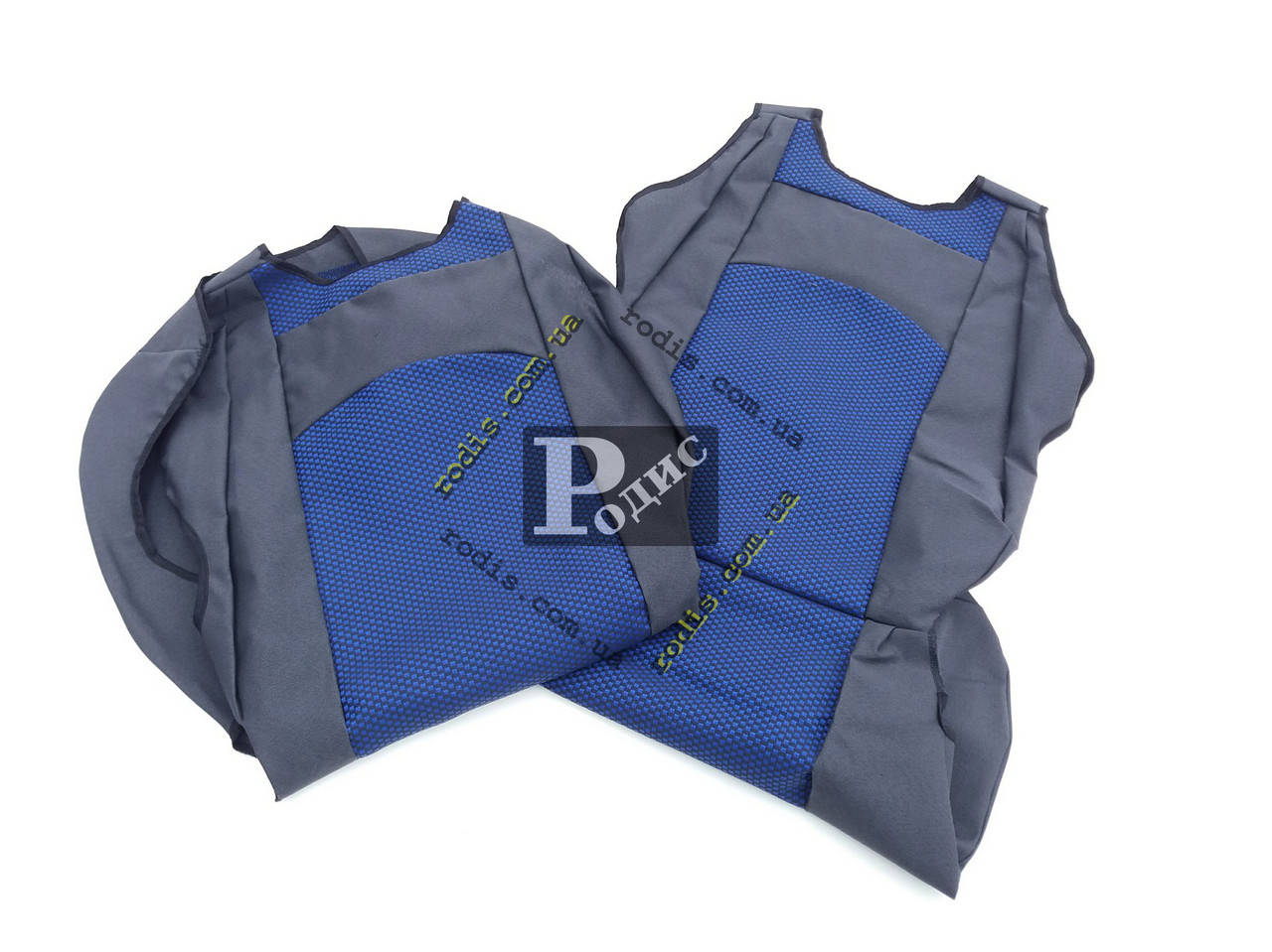 

Авточехлы "майки" универсальные "Пилот" (синие, на передние сиденья без поролона)