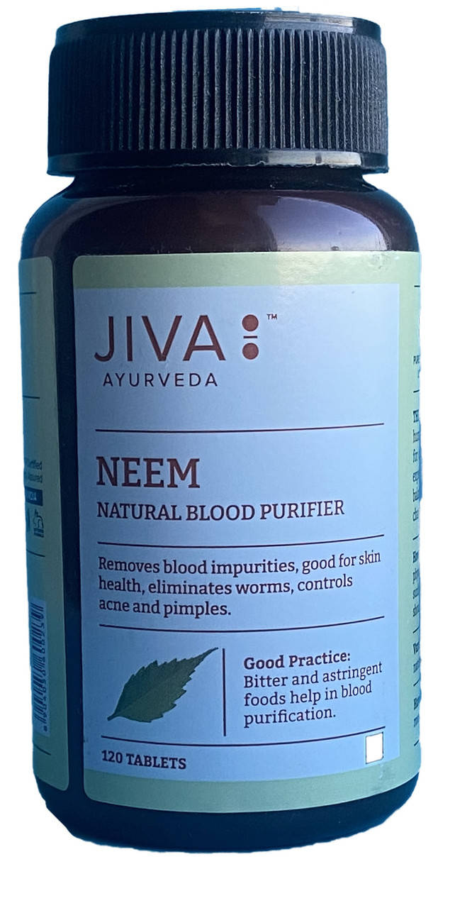 

Ниим, ним, neem Jiva, нім 120 таблеток, Джива ниим