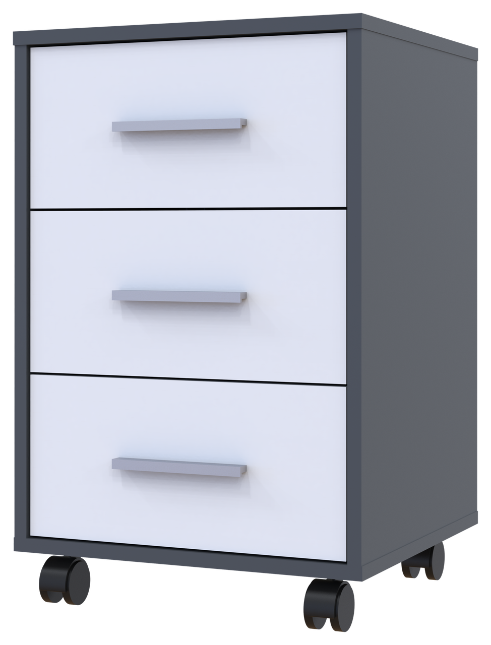 Тумба Doros Т3 Графіт/Білий 43х42х66.4 (41902062) 2