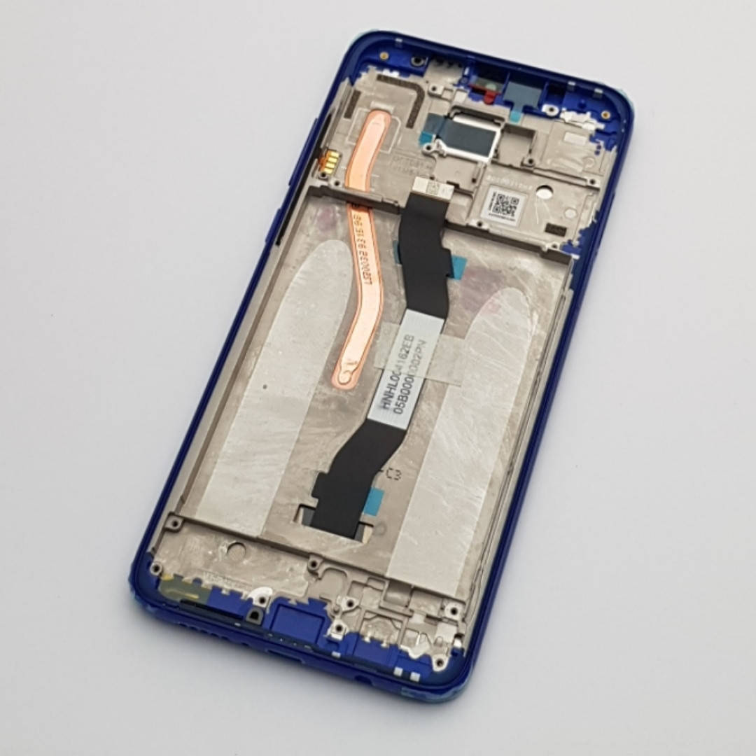 

Дисплей Xiaomi Redmi Note 8 Pro модуль синий Сервисный оригинал новый
