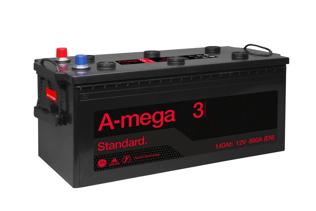 

Аккумулятор автомобильный A-mega 6СТ-140 Аз Standard