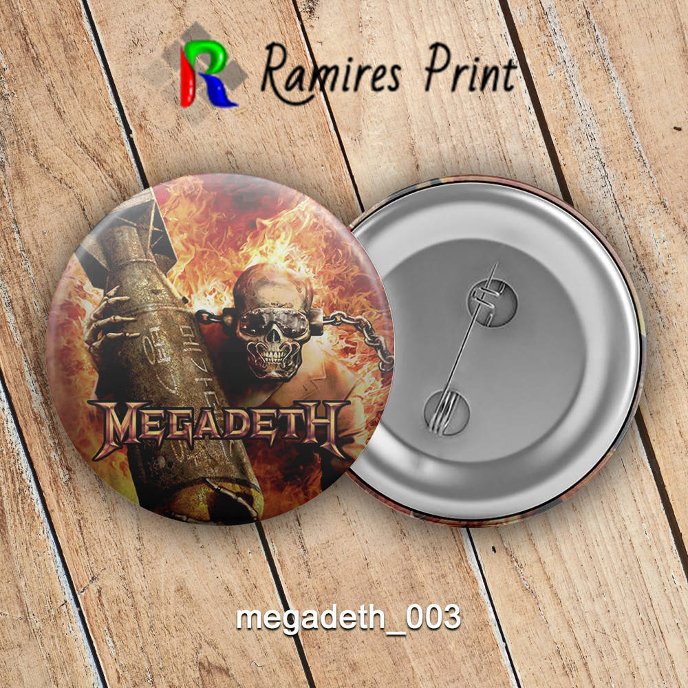 

Значок рок Megadeth 003
