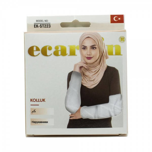 

Нарукавники женские Ecardin Kolluk Белый