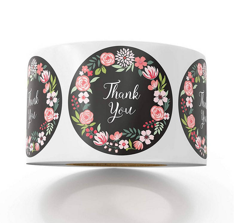 

Наклейки декоративные ′Thank you′. 500 шт