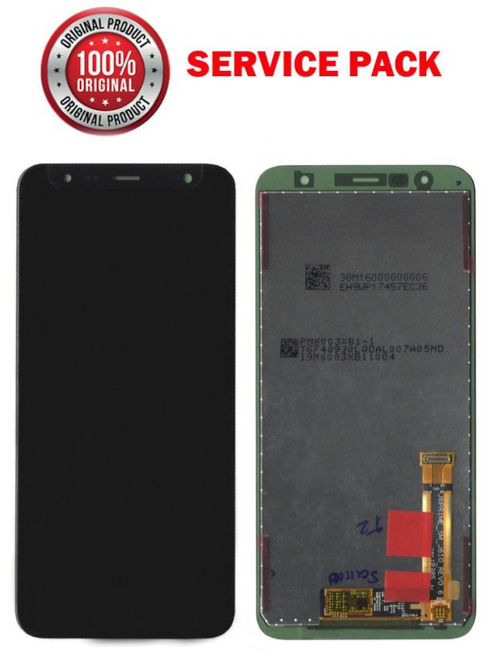 

Дисплей + сенсор Samsung J610/J415 Galaxy J6+ 2018 Черный Оригинал 100% SERVICE PACK GH97-22582A