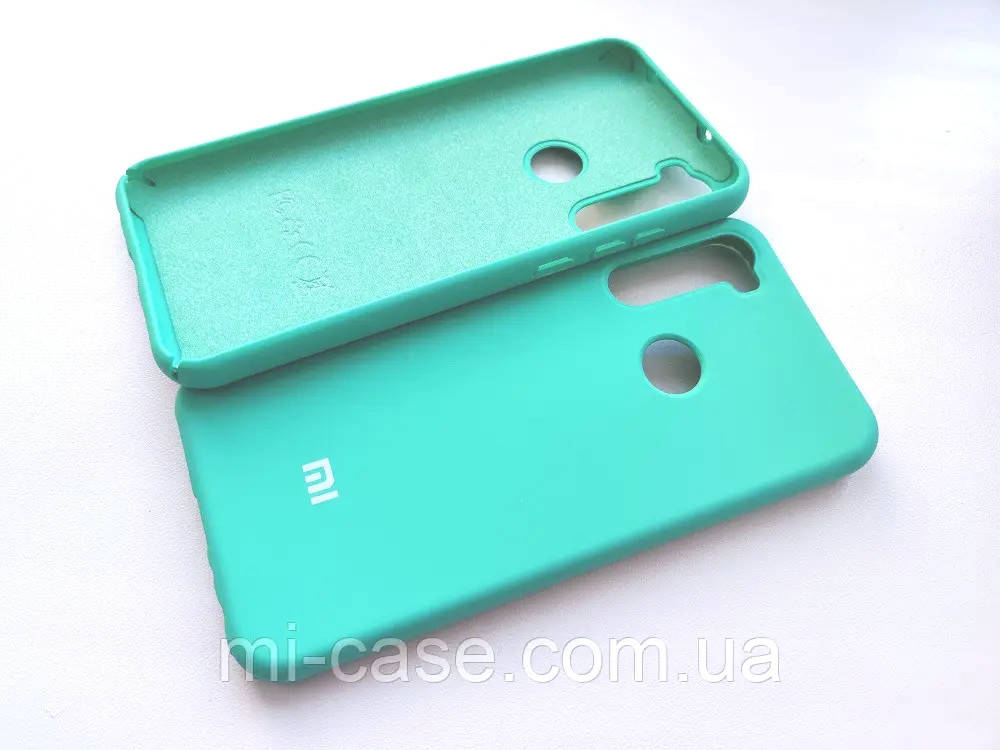 

Силиконовый чехол для Xiaomi Redmi Note 8T Бирюзовый микрофибра soft touch