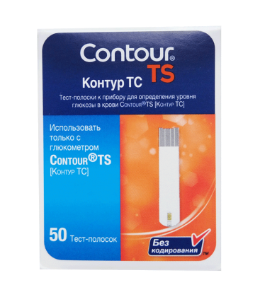 

Тест полоски Контур ТС №50