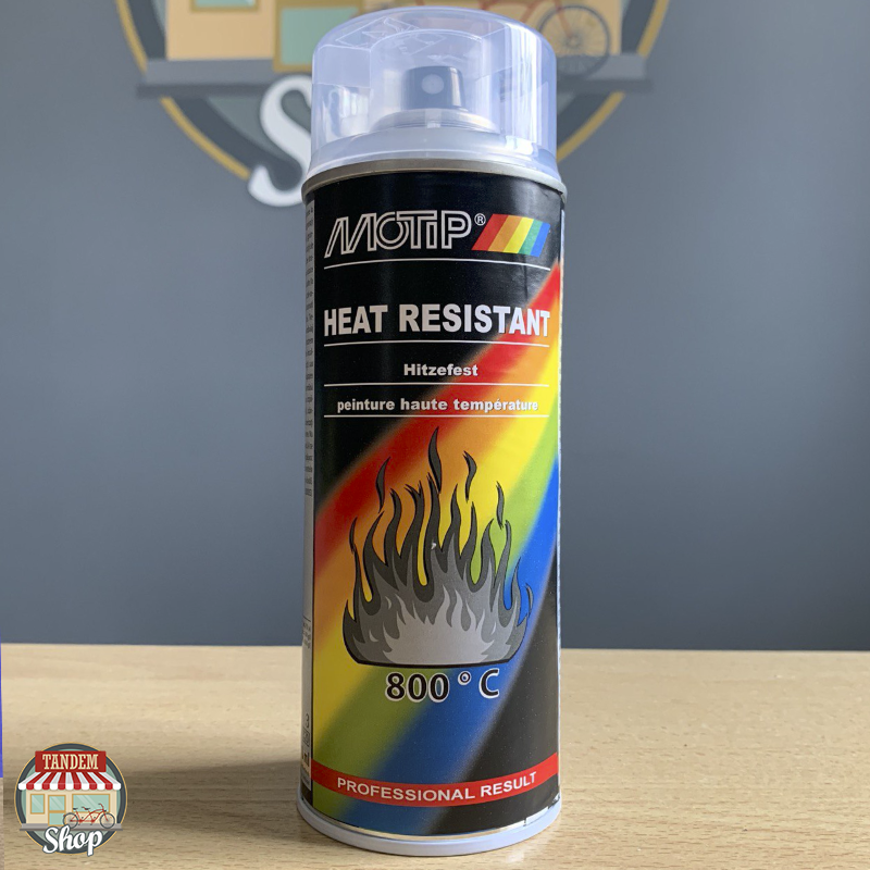 

Лак термостойкий до 800°С Motip Heat Resistant, 400 мл Аэрозоль