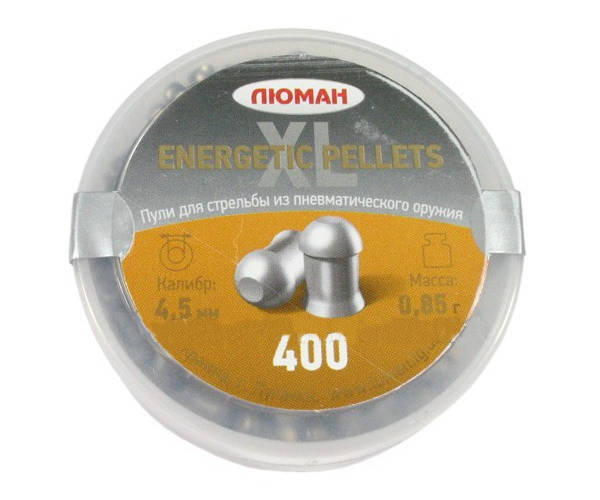 

Пули Люман Energetic Pellets 0,85/400 шт.