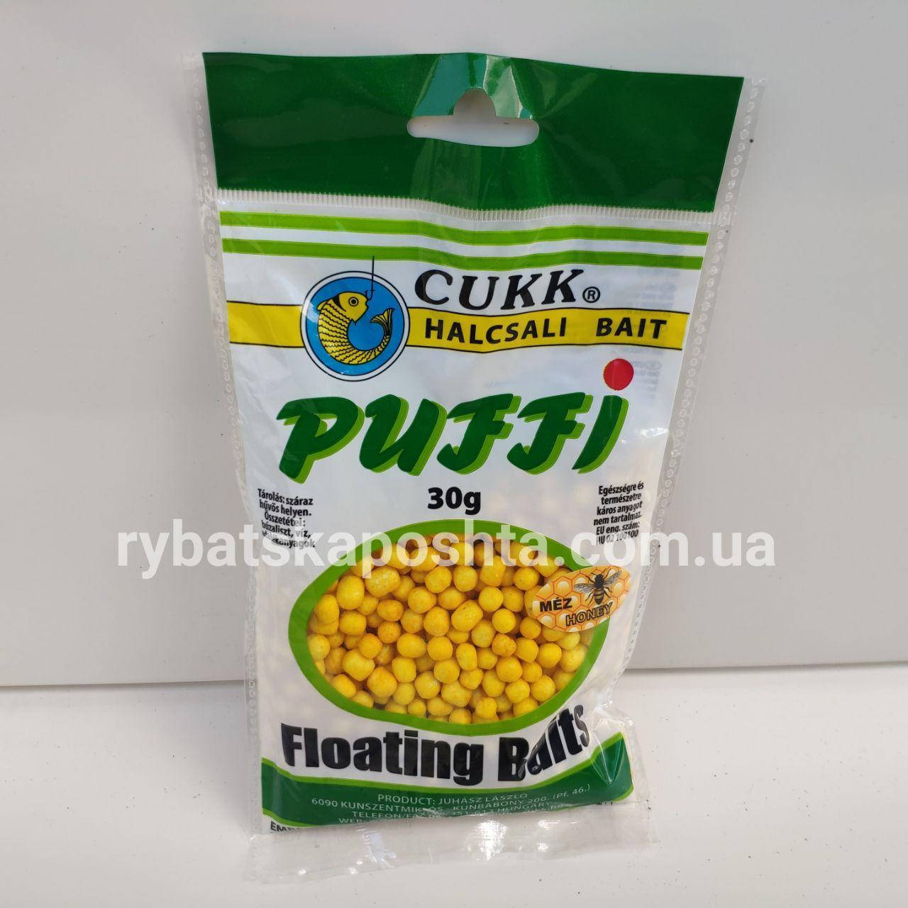 

Воздушное тесто Cukk Puffi mini Мед 30г 4-6 mm. Медовые пуффы лучшая насадка на карася