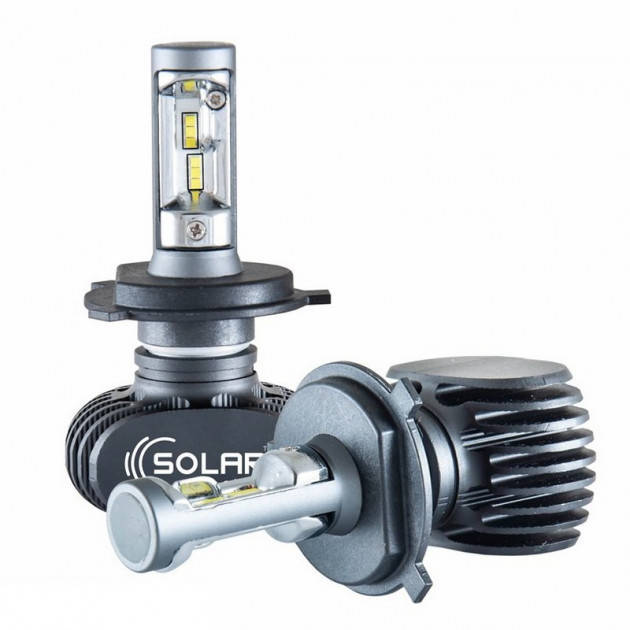 

Светодиодные лампы SOLAR H4 12/24V 6000K 4000Lm 50W Seoul CSP (8104)