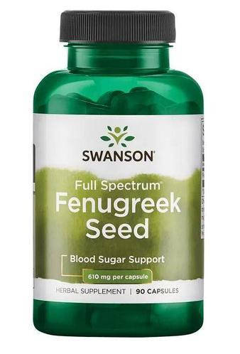 

Swanson Fenugreek Seed 610 mg 90 caps