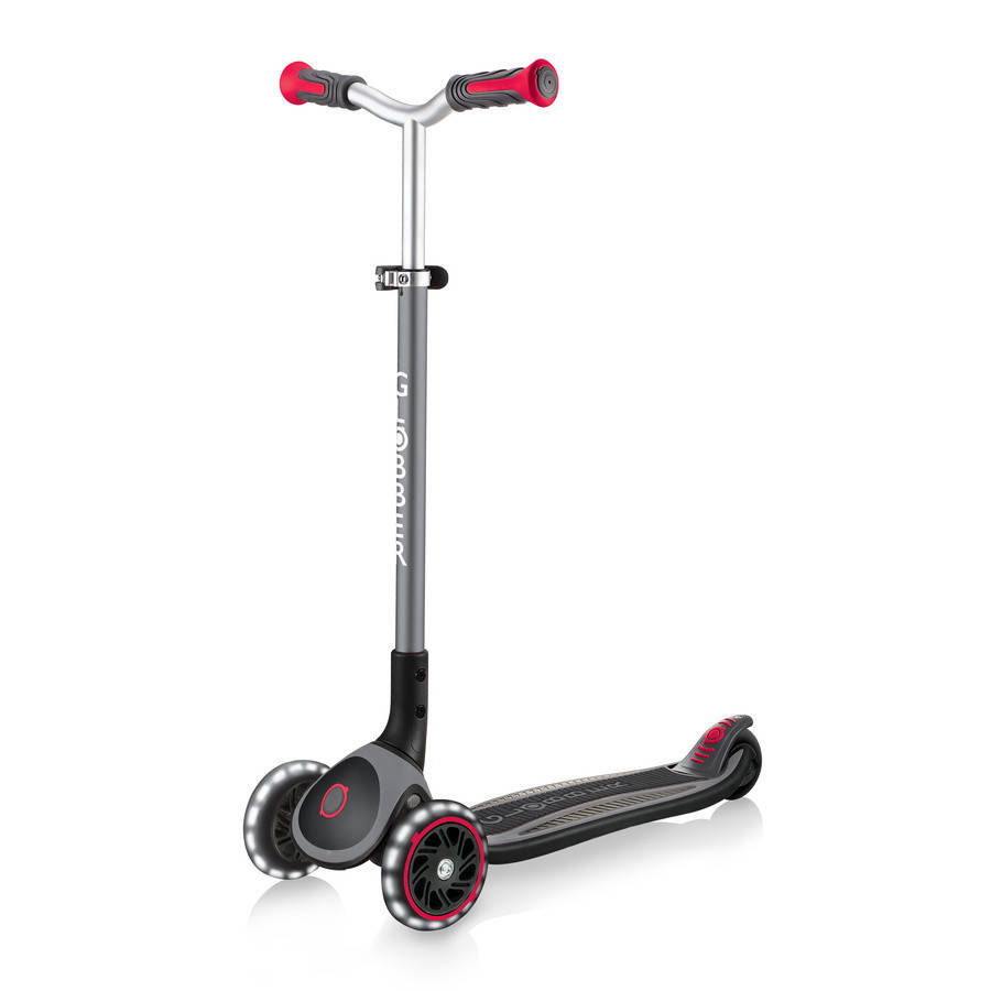 

Детский самокат Globber Master Lights Black-Red, Черный
