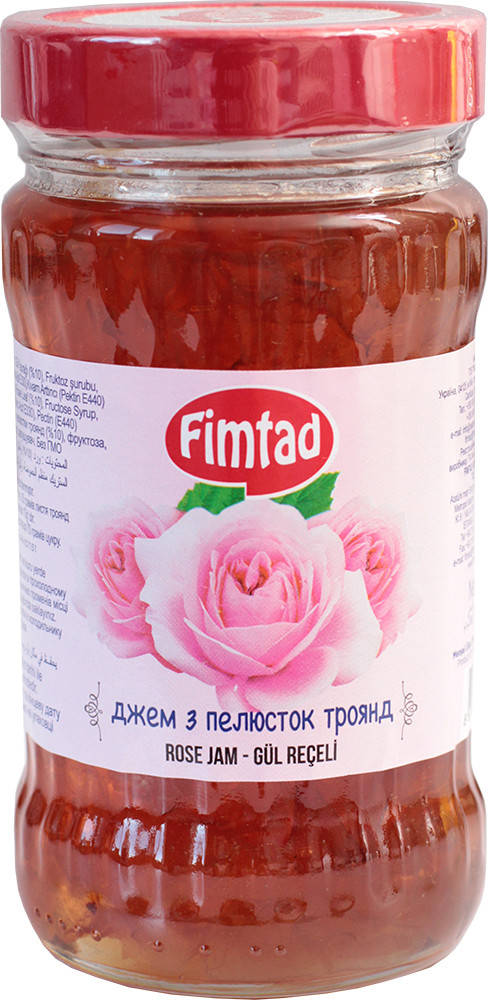

Джем из лепестков розы Fimtad 380 г