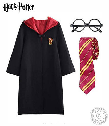 

Набор Плащ накидка Гарри Поттер из Гриффиндора кослпей harry potter