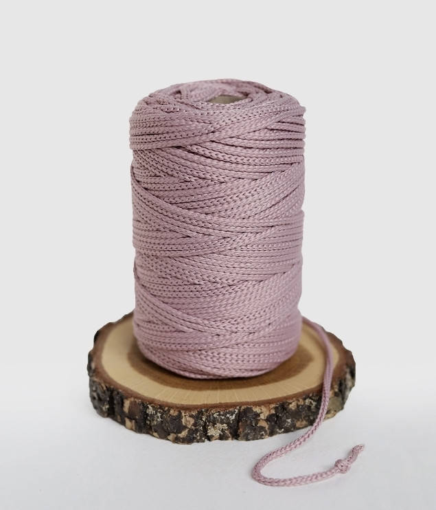 

Полиэфирный шнур 3мм, Пыльная роза