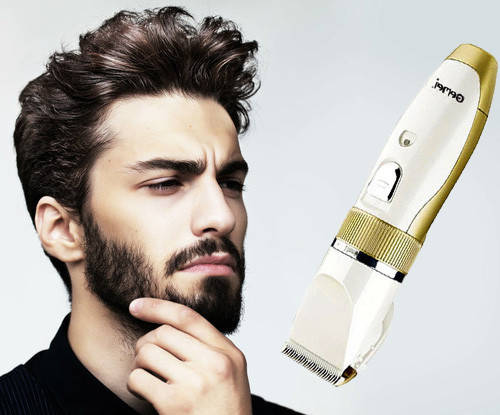 

Машинка триммер для стрижки аккумуляторная с насадками Gemei GM-6001