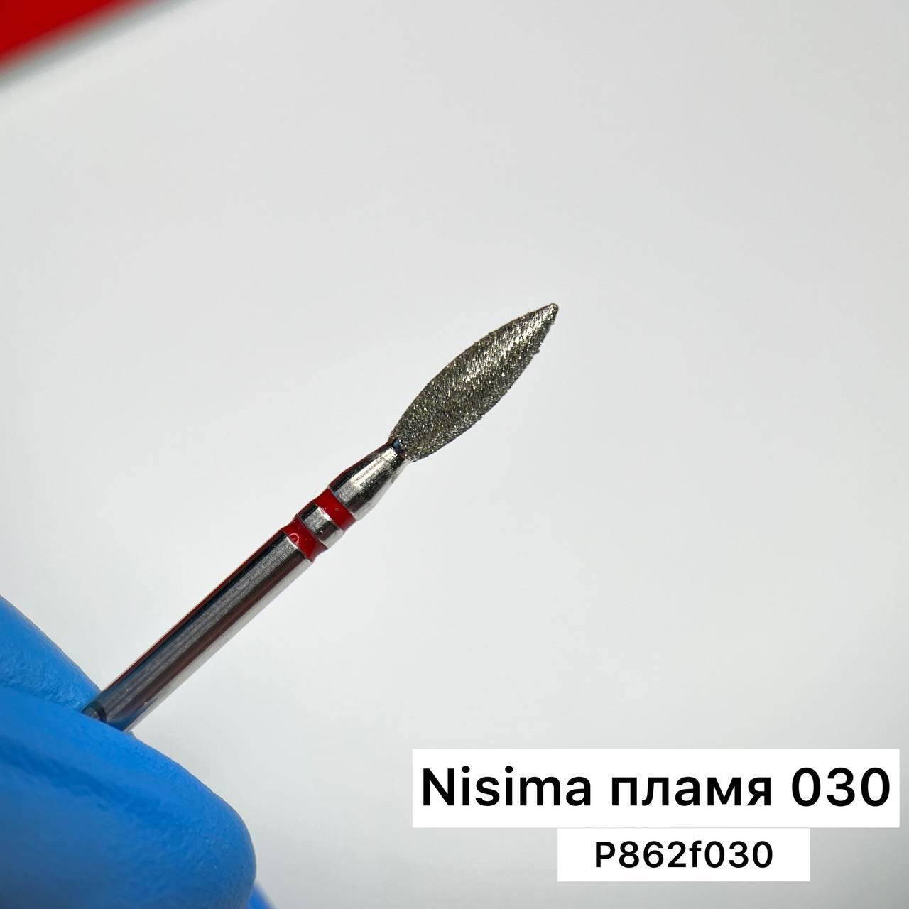 

Фреза Nisima пламя 030 с красной насечкой p862f030, Красный