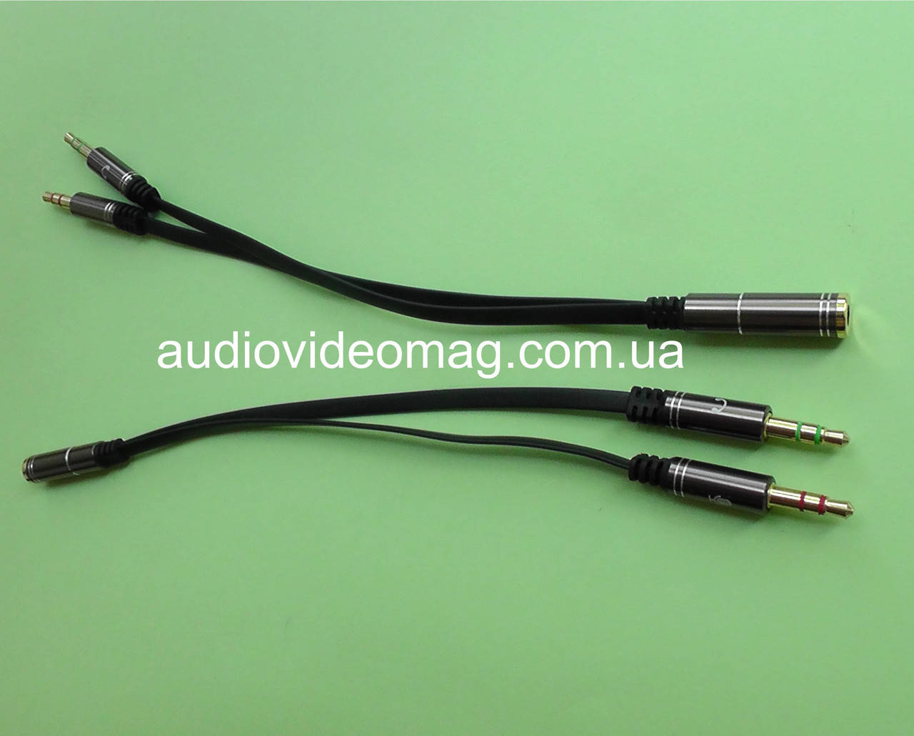 

Переходник-разветвитель для подключения гарнитуры 3.5мм (4pin) в компьютер (ПК, ноутбук)