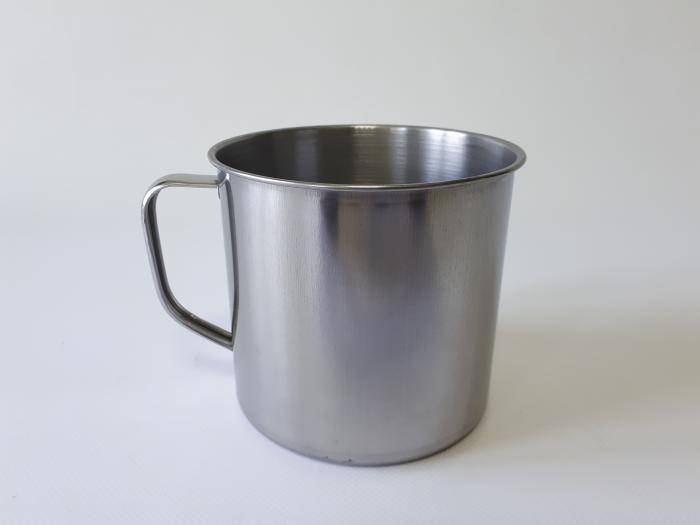 

Кружка металлическая №12 ААА 1,3 л., d 12,2 cm, h 11 cm.