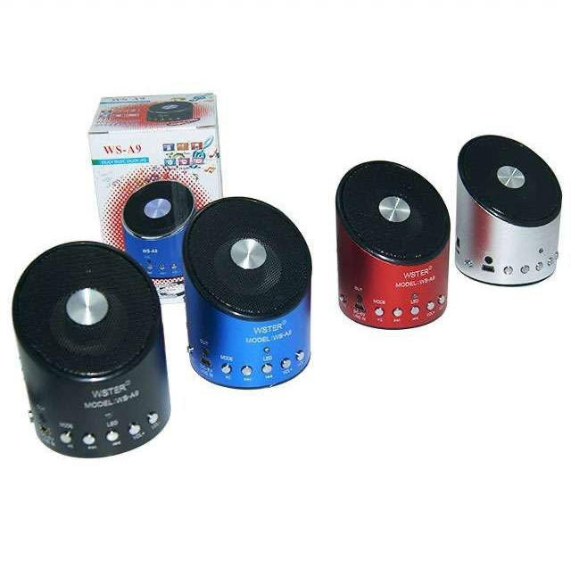 

Колонка музыкальная Портативная колонка WSTER Мобильная Bluetooth колонка